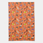 Halloween Italian Greyhound Geschirrtuch (Vertikal)