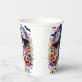 Halloween "It's Hexensaison" Pappbecher (Rechts)