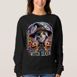 Halloween-"It's Hexensaison" - Sweatshirt Dark