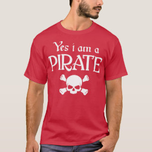 Halloween ja, ich bin ein Piraterie T-Shirt