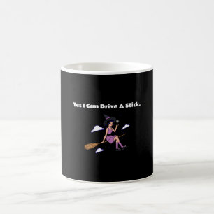 Halloween - Ja, ich kann einen Stick fahren Kaffeetasse