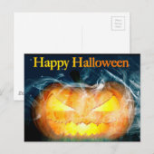 Halloween-Jack-0-Laterne Postkarte (Vorne/Hinten)