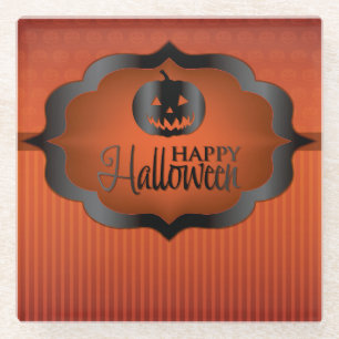 Halloween-Jack Glasuntersetzer