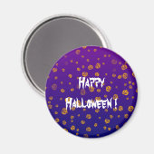 Halloween-Jack-Kürbisse Magnet (Vorderseite/Rückseite)