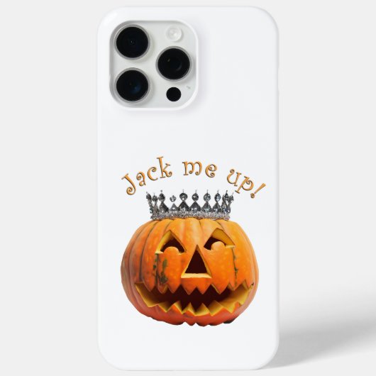 Halloween "Jack Me Up" Case-Mate iPhone Hülle (Rückseite)