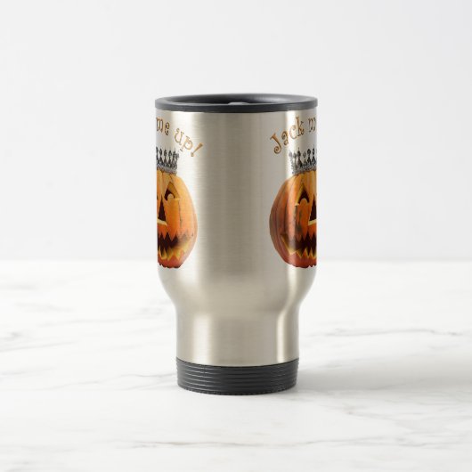 Halloween "Jack Me Up" Reisebecher (Mittel)