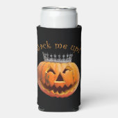 Halloween "Jack Me Up" Selters Dosenkühler (Seltzer Vorderseite)