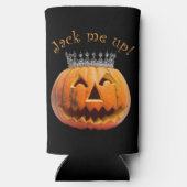Halloween "Jack Me Up" Selters Dosenkühler (Rückseite)