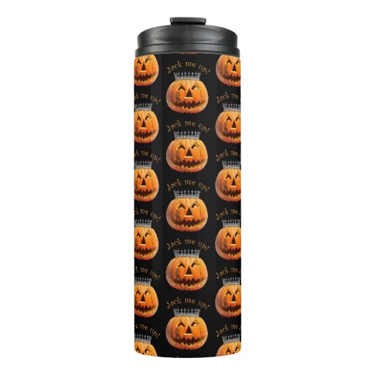 Halloween "Jack Me Up" Thermosbecher (Vorderseite)