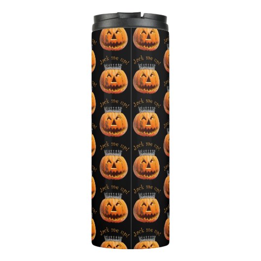 Halloween "Jack Me Up" Thermosbecher (Rückseite)