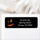Halloween-Jack-O-Lantern-Adressetikett (Insitu)