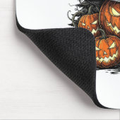 Halloween Jack-o-lantern Beängstigender KürbisSpoo Mousepad (Ecke)