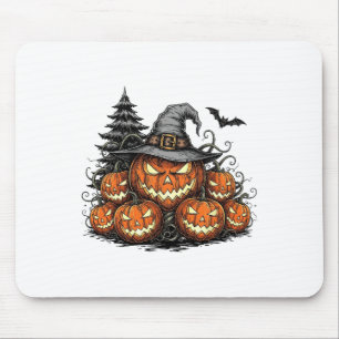 Halloween Jack-o-lantern Beängstigender KürbisSpoo Mousepad