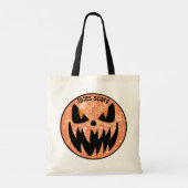 Halloween Jack o' Lantern Black Orange Tragetasche (Rückseite)