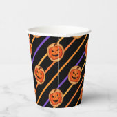 Halloween Jack-O-Lantern Black Pappbecher (Rechts)