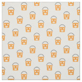 Halloween Jack-O-Lantern Candy Bucket Pattern Stoff (Muster)