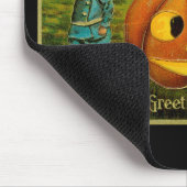 Halloween Jack-o-Lantern Ernteabend von Kindern Mousepad (Ecke)
