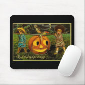 Halloween Jack-o-Lantern Ernteabend von Kindern Mousepad (Mit Mouse)