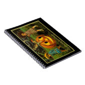 Halloween Jack-o-Lantern Ernteabend von Kindern Notizblock (Rechte Seite)