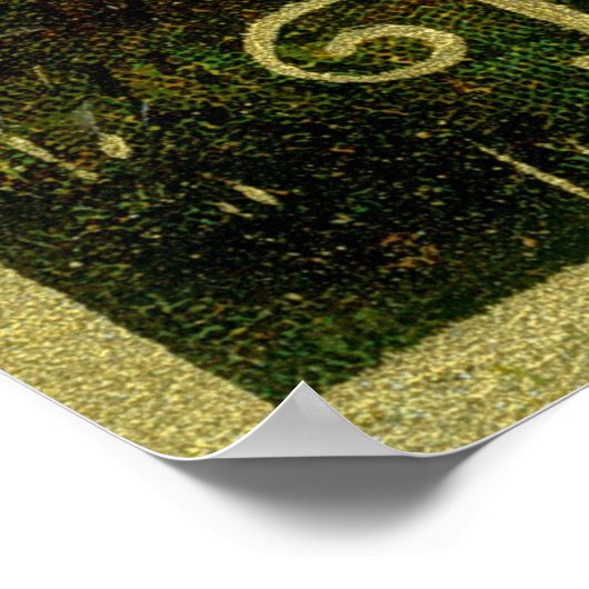 Halloween Jack-o-Lantern Ernteabend von Kindern Poster (Ecke)