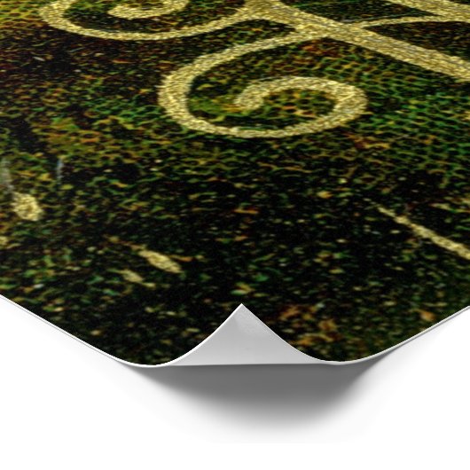 Halloween Jack-o-Lantern Ernteabend von Kindern Poster (Ecke)