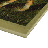 Halloween Jack-o-Lantern Ernteabend von Kindern Schneidebrett (Ecke)