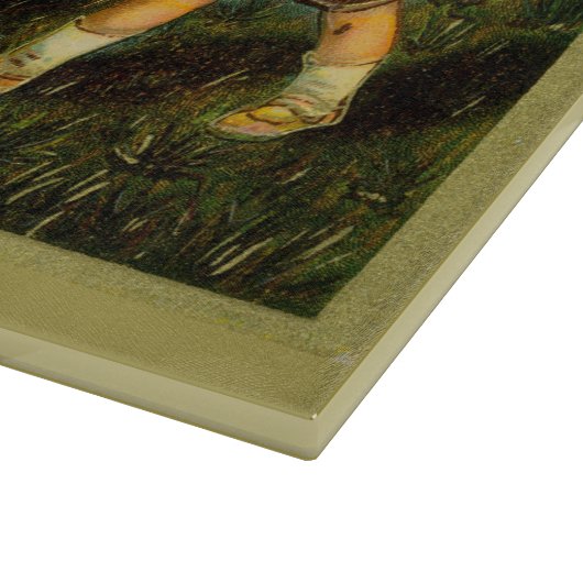 Halloween Jack-o-Lantern Ernteabend von Kindern Schneidebrett (Ecke)