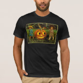 Halloween Jack-o-Lantern Ernteabend von Kindern T-Shirt (Vorderseite)