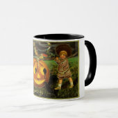Halloween Jack-o-Lantern Ernteabend von Kindern Tasse (VorderseiteRechts)