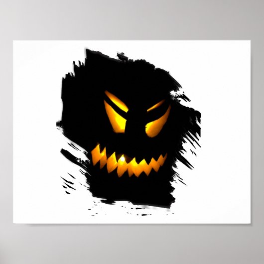 Halloween-Jack-O-Lantern-Gefechtsgestelle Poster (Vorne)