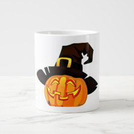 Halloween-Jack-O-Lantern-Hexe-Tasse Jumbo-Tasse