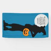 Halloween Jack-O-Lantern Kinderdusche Banner (Horizontal)