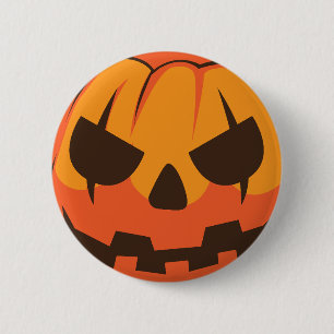 Halloween Jack o Lantern Kürbis Button