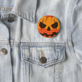 Halloween Jack o Lantern Kürbis Button (Beispiel)