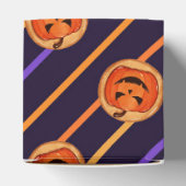 Halloween-Jack-O-Lantern-Marinestreifen Geschenkschachtel (Oben)