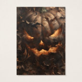 Halloween-Jack-O-Lantern-Ohrring-Anzeigetafel (Rückseite)