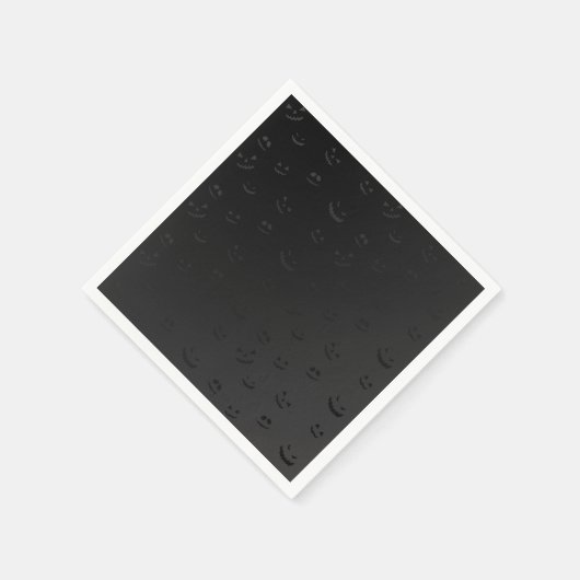 Halloween Jack-o-Lantern - Paper Napkin Serviette (Ecke)