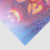 Halloween Jack-O-Lantern Pumpkin Niedlicher modern Seidenpapier (Ausschnitt)