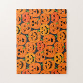 Halloween Jack-o'-lantern Pumpkin Puzzle (Vertikal)