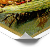 Halloween Jack-o-Lantern Pumpkin Trio Poster (Ecke)