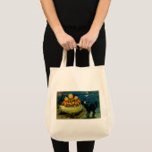 Halloween Jack-o-Lantern Pumpkin Trio Tragetasche (Vorderseite (Produkt))