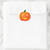 HALLOWEEN JACK-O-LANTERN ~ RUNDER AUFKLEBER (Tasche)