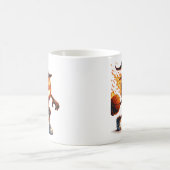 Halloween Jack-o'-Lantern Slam Dunk: Spooky Basket Kaffeetasse (Mittel)