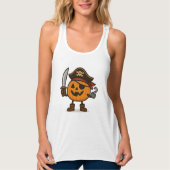 Halloween-Jack-o-Lantern Tank Top (Vorderseite)