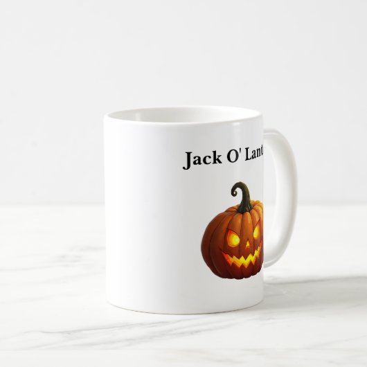 Halloween Jack O' Lantern Tasse (VorderseiteRechts)