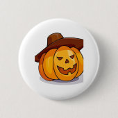 Halloween-Jack-O-Lantern-Taste Button (Vorderseite)