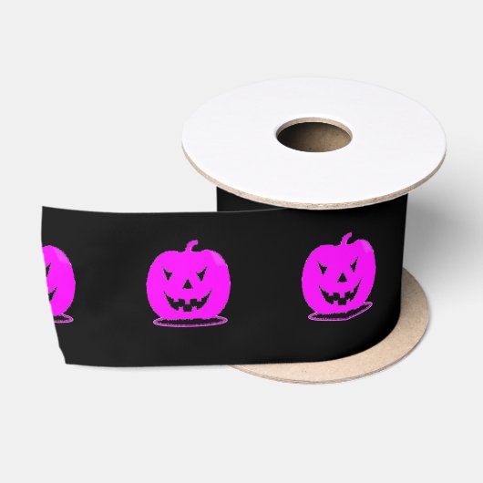 Halloween Jack o' lantern Thunder_Cove Satinband (Spule)