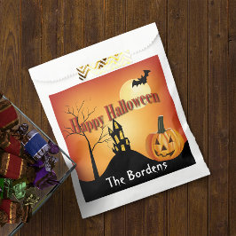 Halloween Jack O' Lantern und Spuk Haus Geschenktütchen