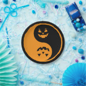 Halloween Jack o-lantern Yin Yang Pappteller (Party)