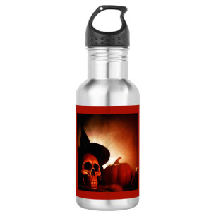 Halloween - Jack-O-Lanterns 2 Edelstahlflasche